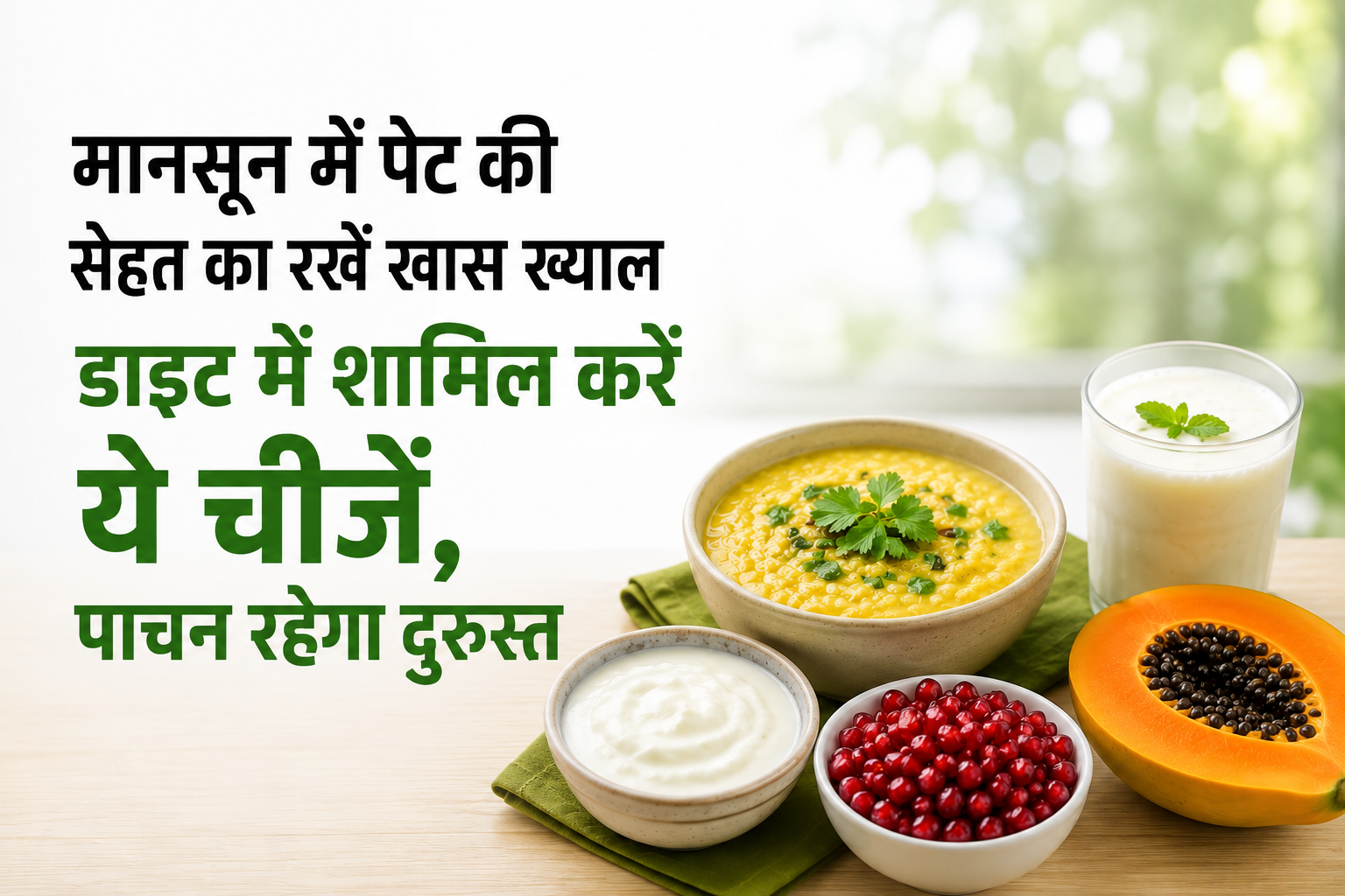 मानसून में पेट की सेहत का रखें खास ख्याल, डाइट में शमिल करें ये चीजें,पाचन रहेगा दुरुस्त