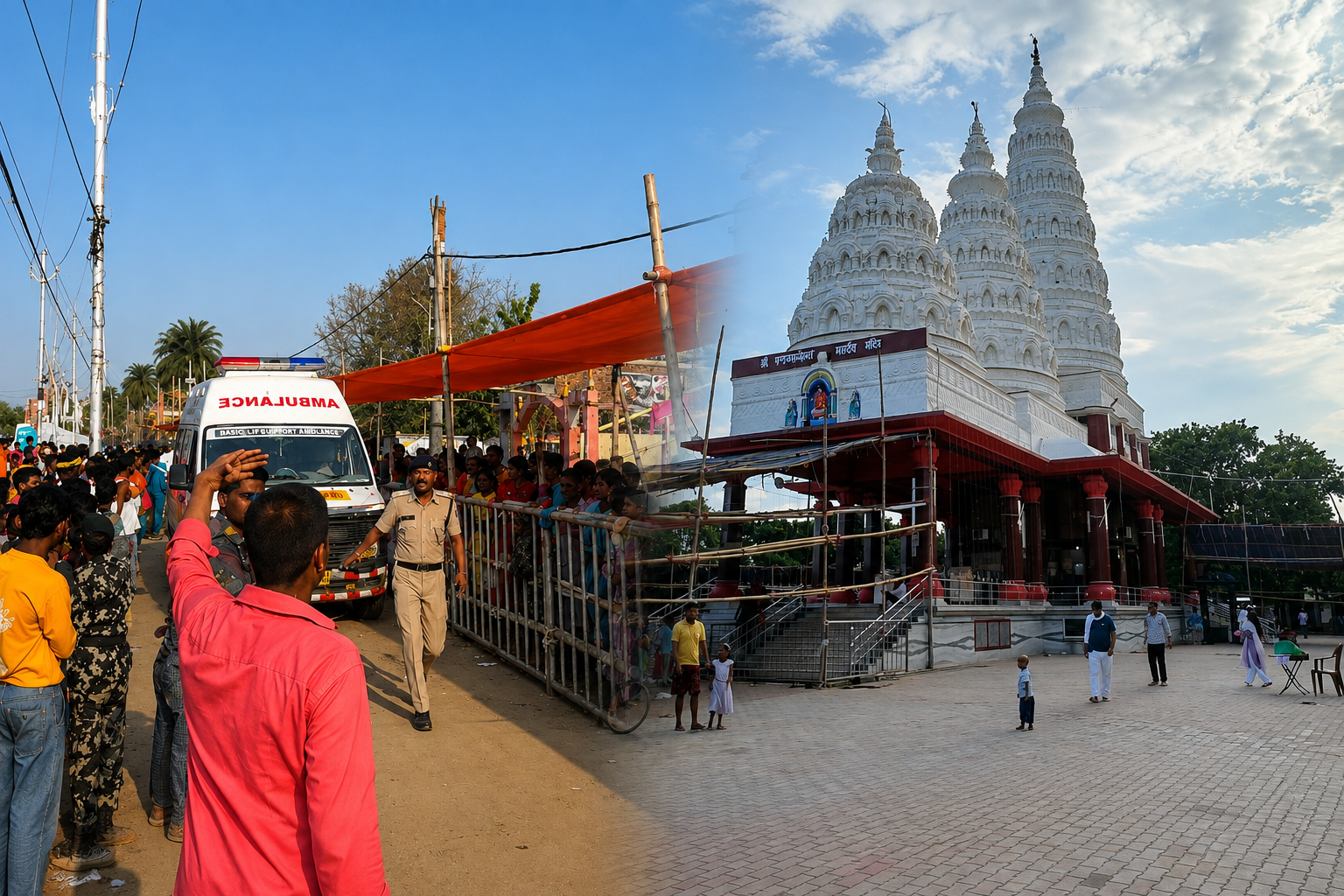 भक्ति के बीच मातम में बदला सावन सोमवार, अशोक धाम में भगदड़ से 7 श्रद्धालुओं की मौ*त