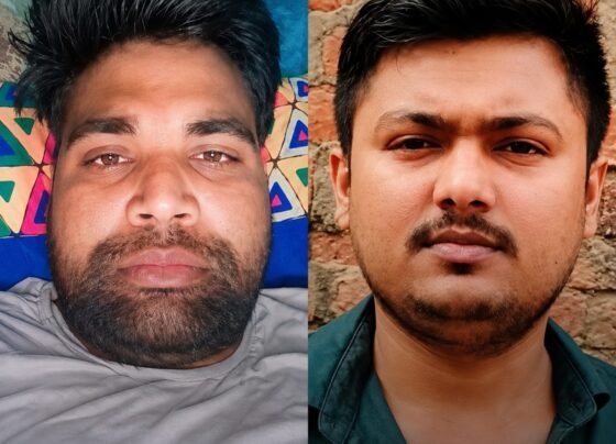 फाइल फोटो: मृतक अंकित और इसरार