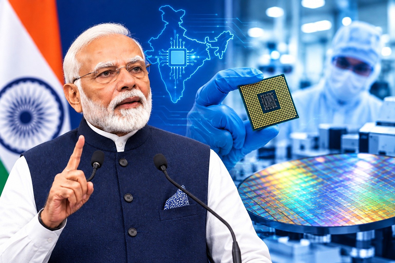 सेमीकंडक्टर हब बनने की ओर भारत, PM मोदी ने SEMICON India 2026 का किया उद्घाटन