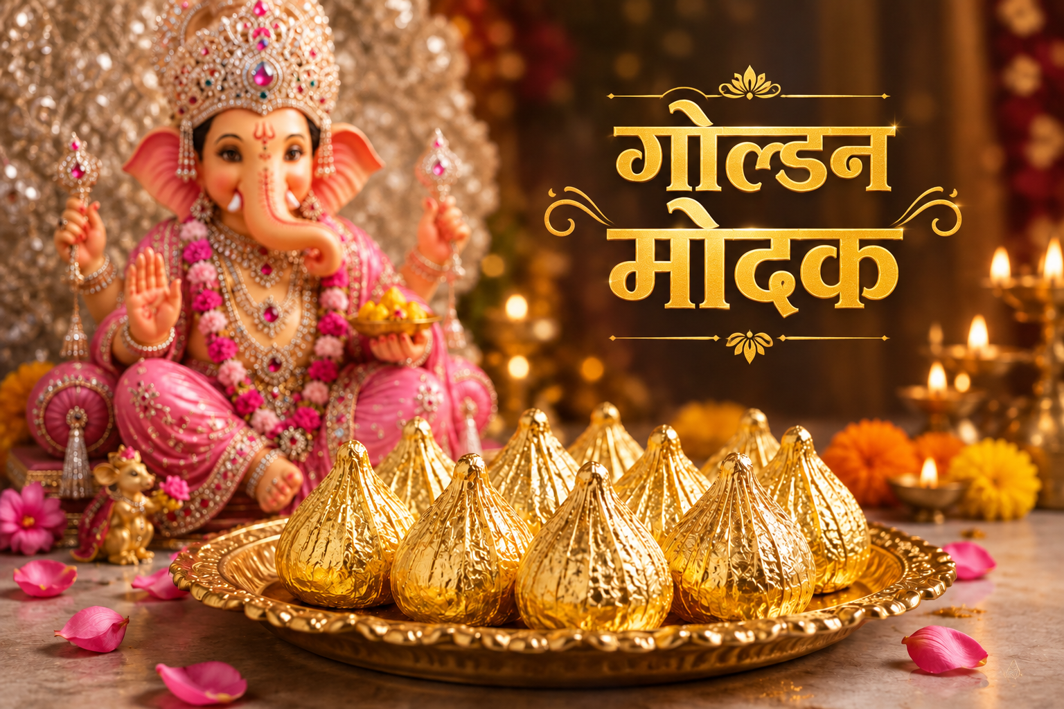 24 कैरेट सोने से बना अनोखा ‘गोल्डन मोदक’, कीमत सुनकर रह जाएंगे हैरान; गणेश उत्सव में बना आकर्षण का केंद्र