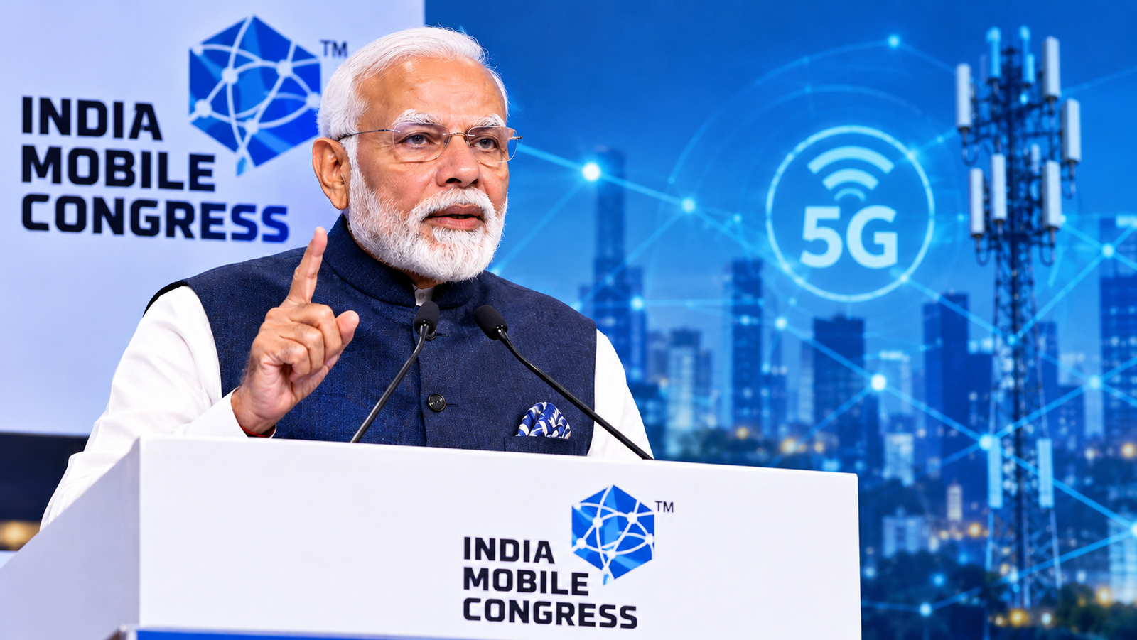 इंडिया मोबाइल कांग्रेस का पीएम मोदी ने किया उद्धाटन, बोले- मोबाइल अब सिर्फ चैट का साधन नहीं, सरकारी सेवाओं का भी बना माध्यम