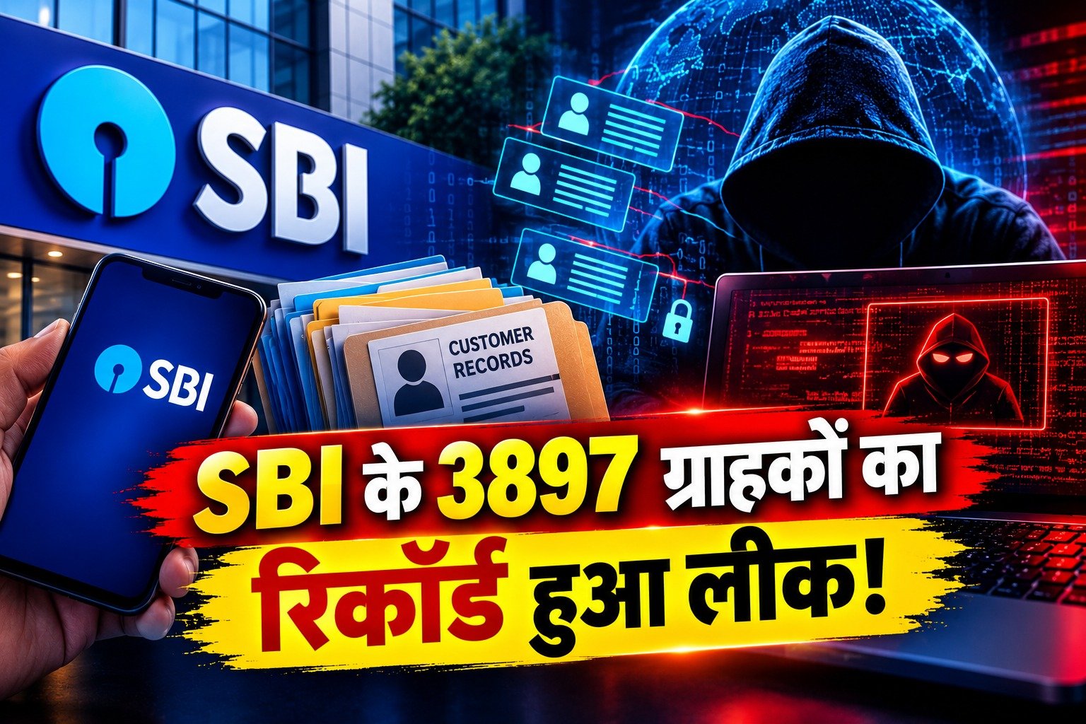 SBI Data Leak: एसबीआई के 3,897 ग्राहकों की निजी जानकारी डार्क वेब पर उजागर होने की आशंका, जानिए बैंंक ने क्या कहा
