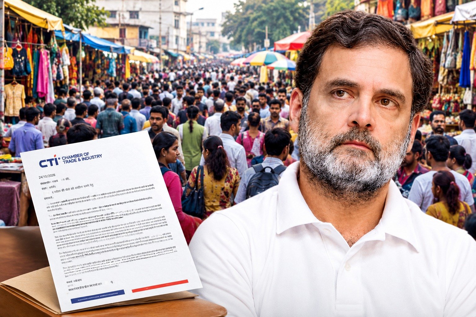 व्यापारी संगठन ने राहुल गांधी को लिखा पत्र, रामलीला मैदान में होने वाली महारैली टालने की मांग, बताया 3 हजार करोड़ का नुकसान